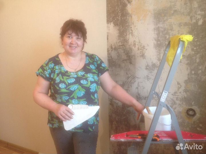 Поклейка обоев, шпаклевка, покраска