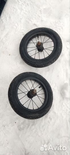 Беговел strider с лыжами