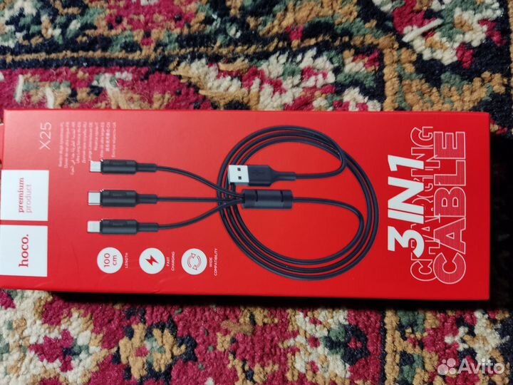 Кабели Hoco USB type c, iPhone(4,5) и др