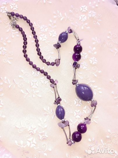 Бусы из натуральных камней