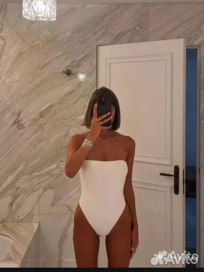 Боди топ женское 42 белое