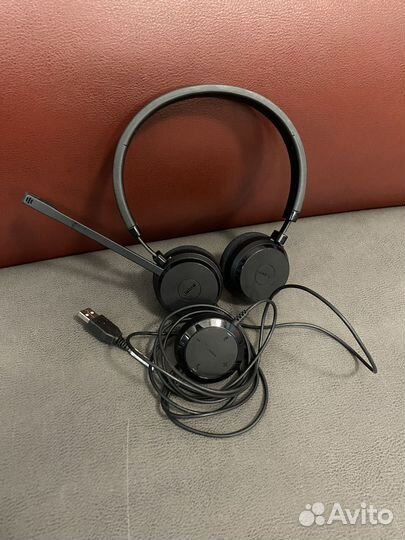 Гарнитура Jabra Evolve 20 MS Duo черный