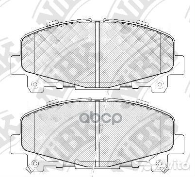 Колодки тормозные дисковые перед honda acco