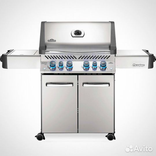 Газовый гриль Napoleon Prestige-500 Стальной, с ик