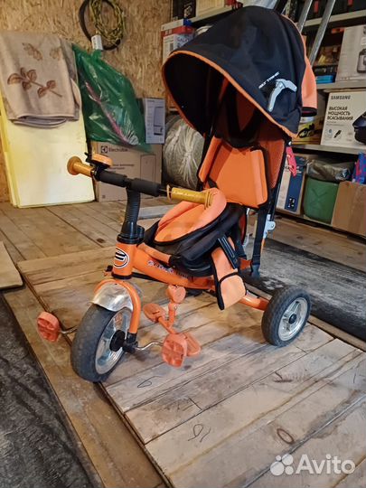Детский трехколесный велосипед бу