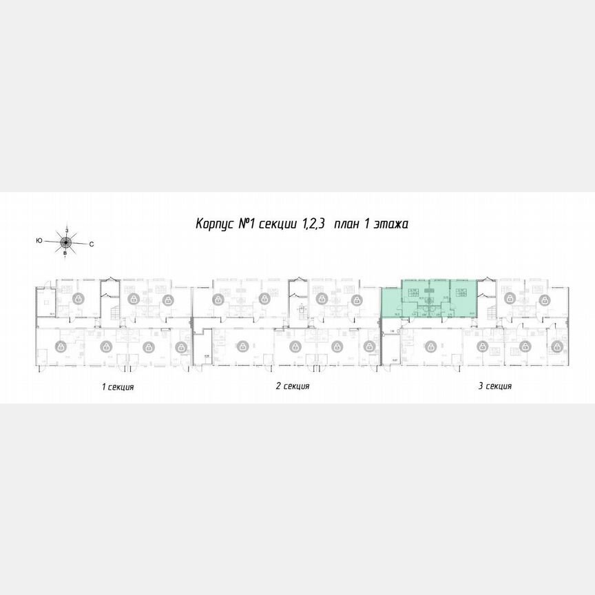 1-к. квартира, 37,2 м², 1/4 эт.