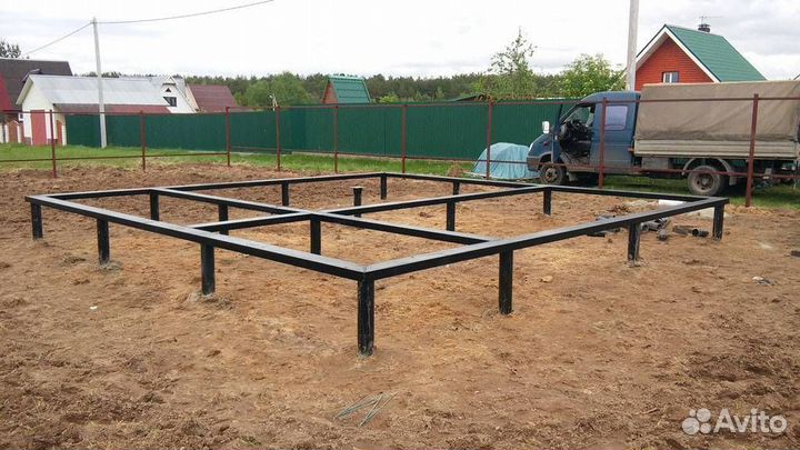 Сваи винтовые с установкой под ключ