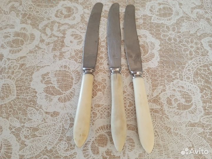 Ножи нержавейка СССР. Белая ручка