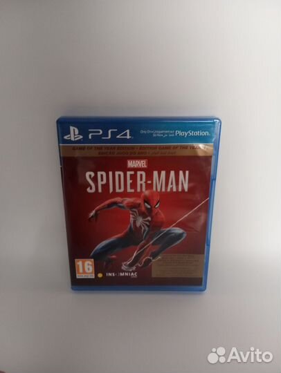 Spider man ps4 диск