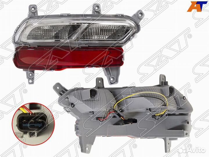 Фонарь в задний бампер KIA sportage 18-22 LH
