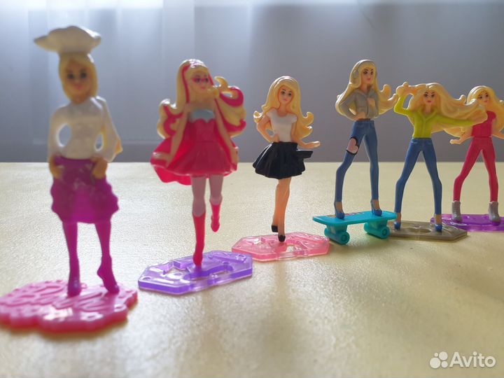 Барби фигурки киндер Kinder коллекция