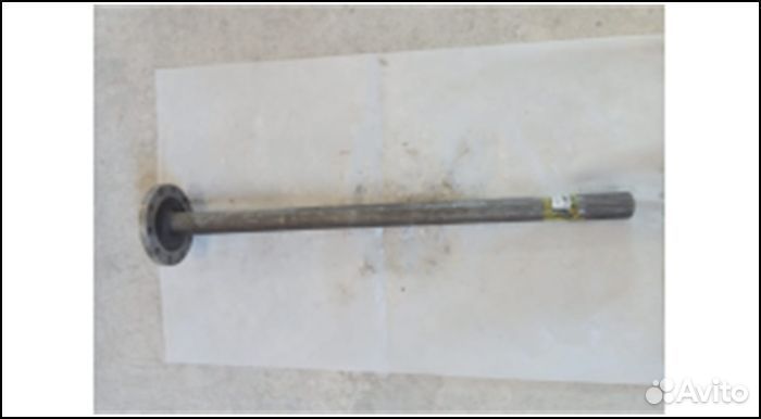 Полуось (L-720 мм, 10 отверстий под болты) на фрон