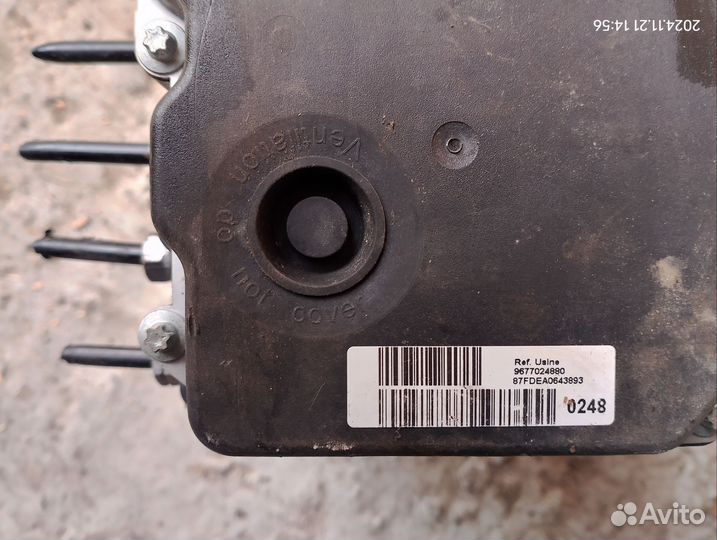 Блок abs citroen c4 b7