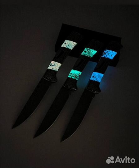 Нож складной из дамасской стали