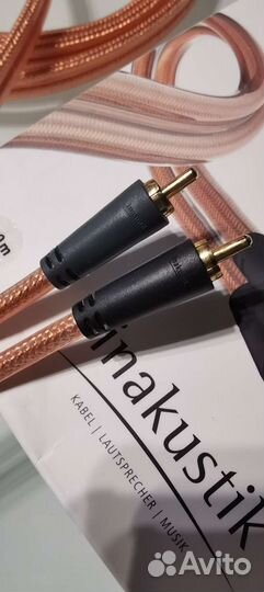 Кабель Inakustik Star межблочный 3м RCA 24k gold