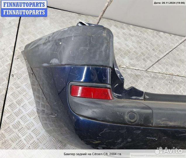 Бампер задний зад Citroen C8, 2004