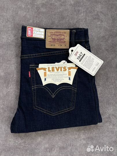 Levi's 501 Сырой Деним США Оригинал