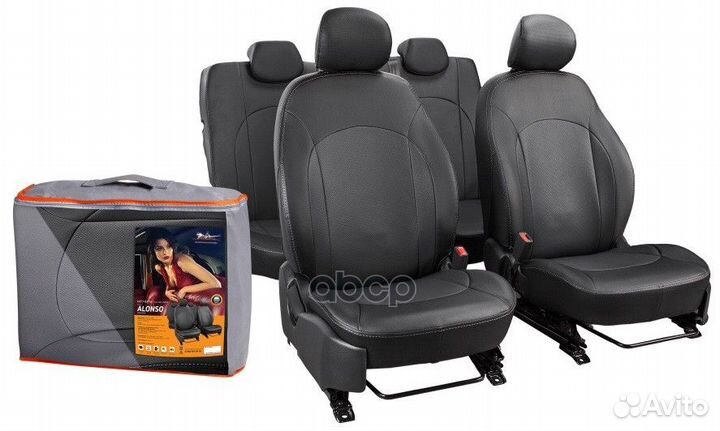 Чехлы для Hyundai Solaris, Kia Rio (11) Лима