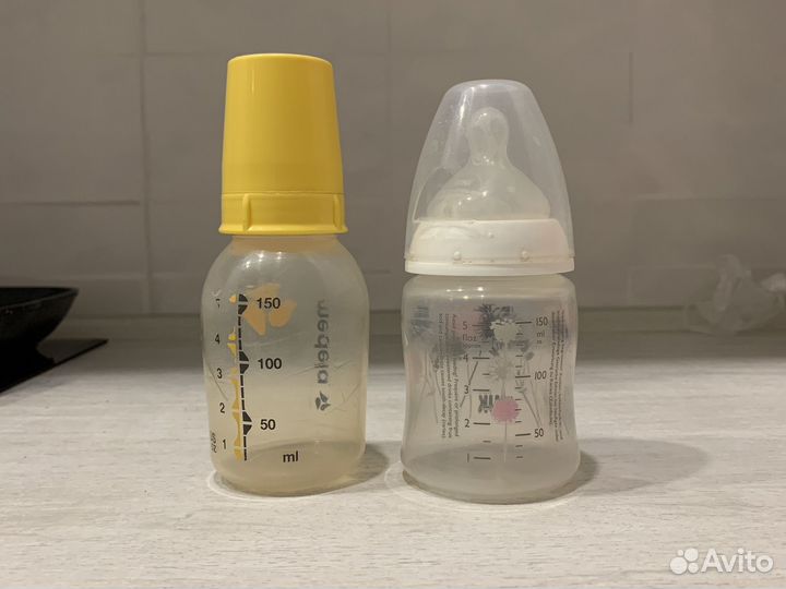 Бутылочки medela и nuk, ниблер