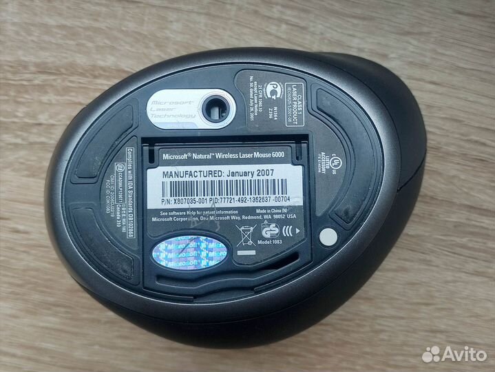 Microsoft Natural Wireless Laser Mouse 6000 1083