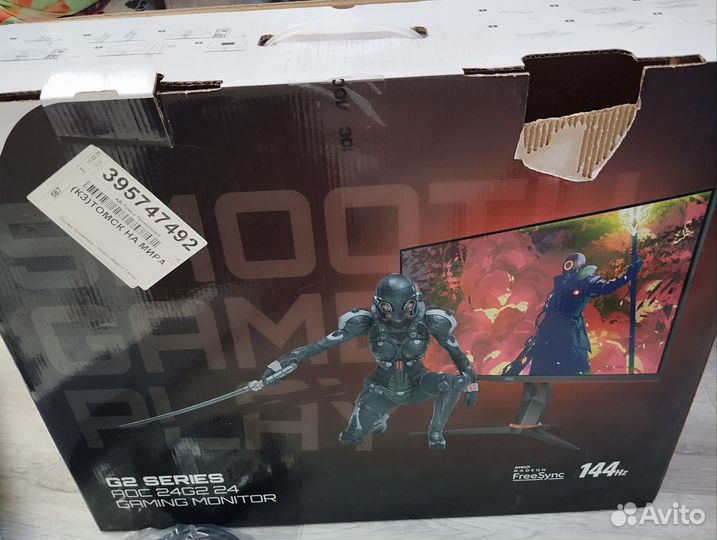 Монитор Aoc 24g2 на запчасти