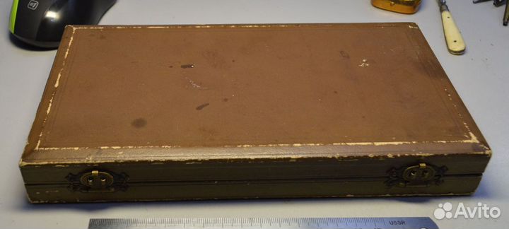 Десертный старинный набор серебро