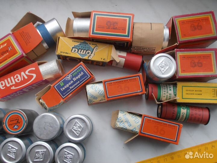 СССР Пленки новые и отснятые Фото бумага Негативы