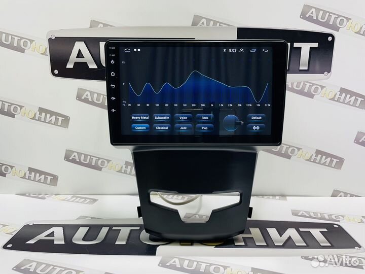 Магнитола SsangYong Actyon 2 андроид 2+32 13-17