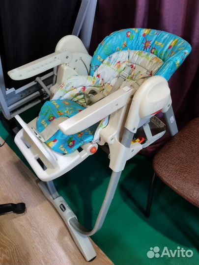 Стульчик для кормления chicco polly magic