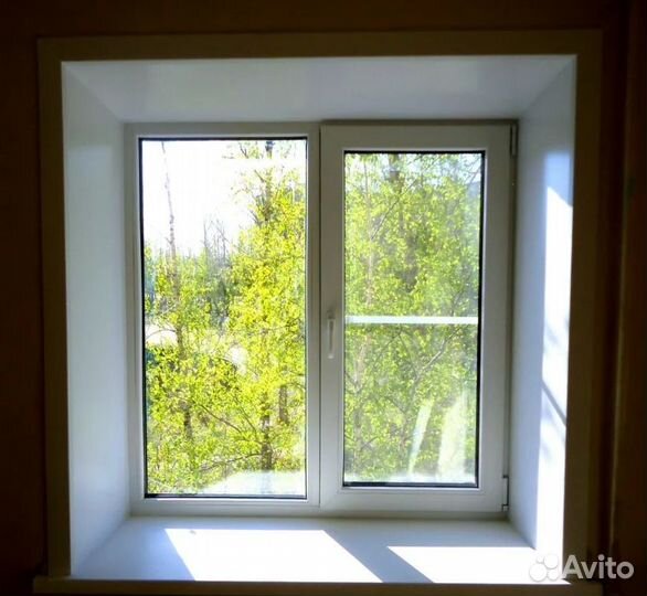 Окна с обшивкой