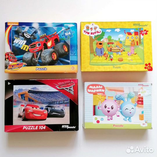Пазлы детские на 104, 120, 160, 360 деталей