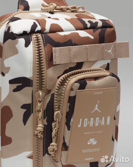 Сумка Nike Air Jordan Hesi Bag Desert Camo