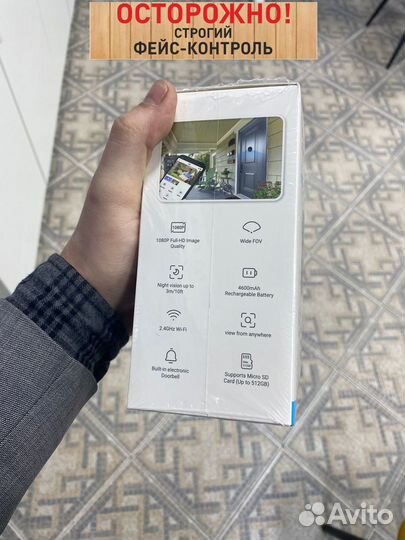 Видеоглазок Ezviz Видеонаблюдение 24/7