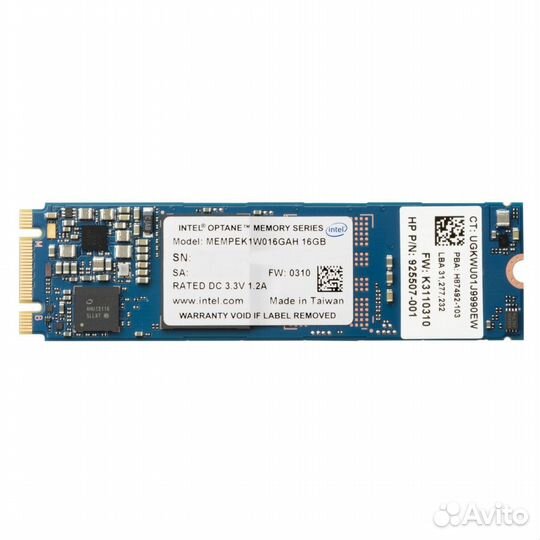 Озу HP Intel Optane Memory 16GB 183543