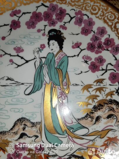 Фарфоровая тарелка гдр новая jlmenau