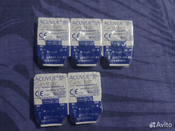 Контактные линзы acuvue oasys