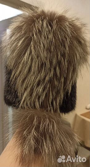 Шапка зимняя меховая женская норковая