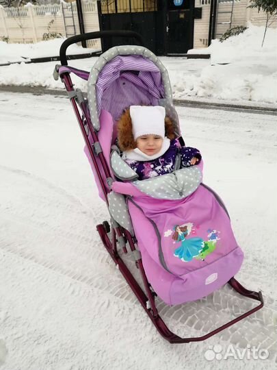Коляска санки