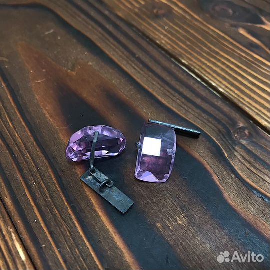 Советские Серебряные Запонки 875 Проба Клеймо СССР