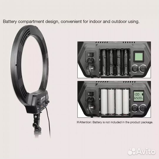 Кольцевая лампа 16 дюймов