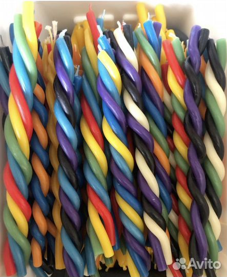 Свечи скрутки намоленные