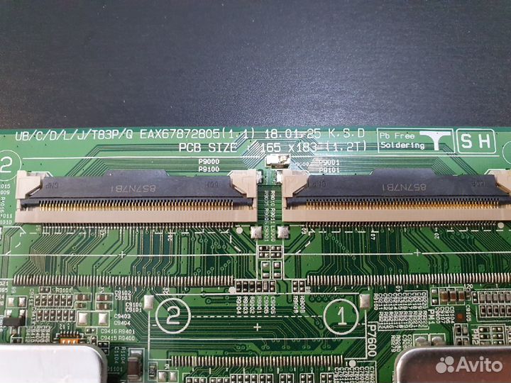 Main-плата EAX67872805(1.1) от тв LG 43UK6300PLB