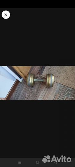 Гантели и блины 10 кг