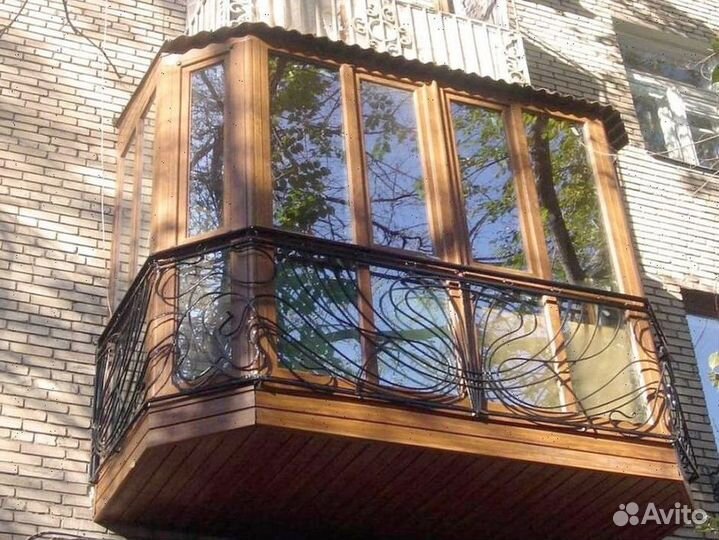 Балкон Французское Остекление