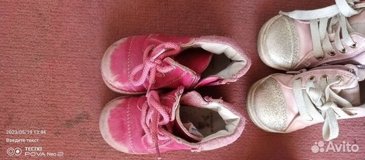 Обувь для девочки 22 размер и 21