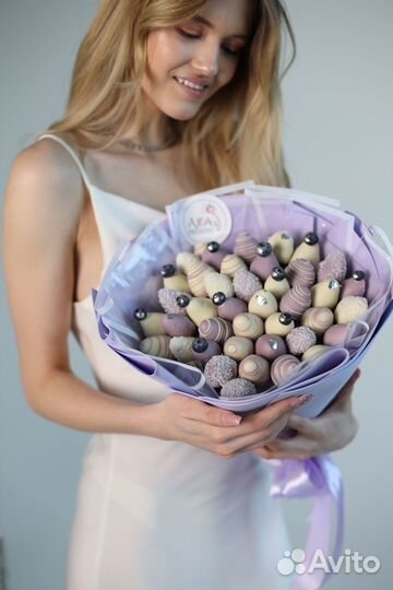 Букет из клубники в шоколаде