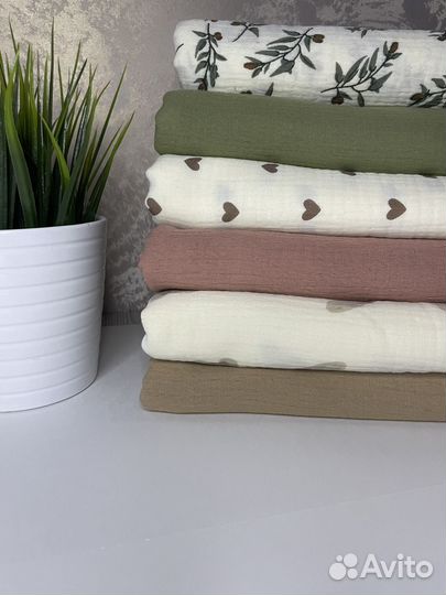 Пеленки муслиновые