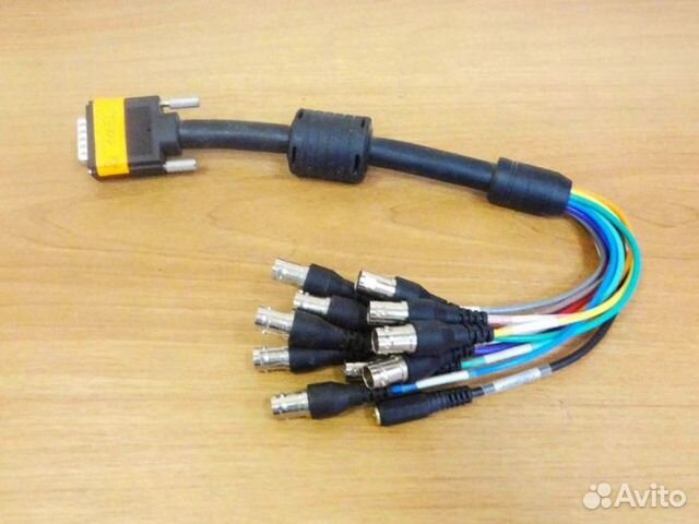 Кабель VN-BNC+3.5 jack (25pin -12 разъемов BNC +