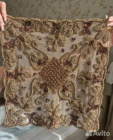 Салфетка декоративная расшитая Турция