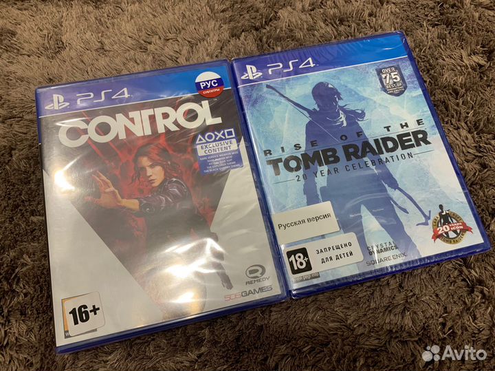 Control/Rise of the Tomb Raider PS4-5